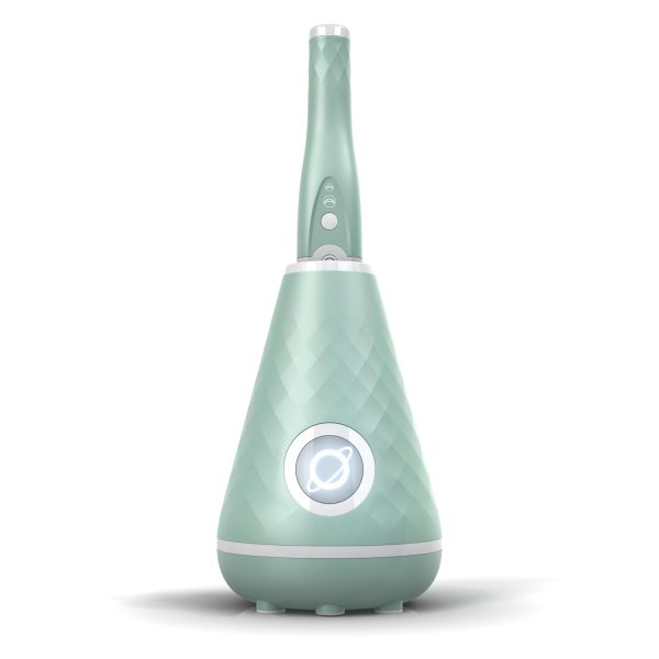 UV Sanitizing Sonic Toothbrush and Cleaning Station, Electric Toothbrush, Dual Speed Setting, Seaglass Green